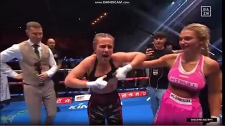 Uncensored Daniella Hemsley Flashing after boxing Victory